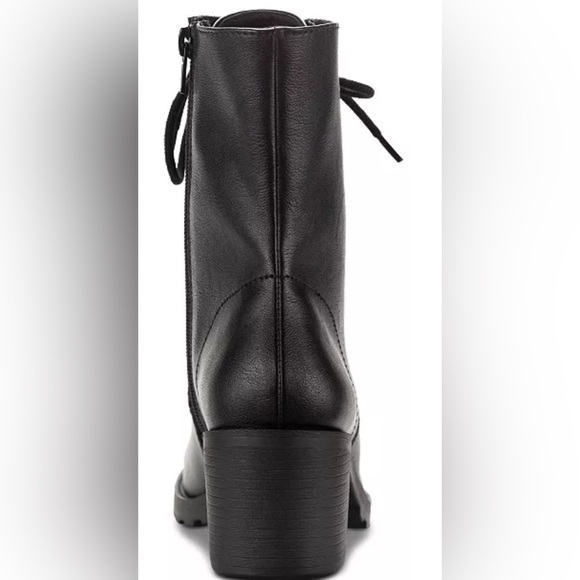 Women's Sheilaa Lace-Up Zip Lug Combat Booties, - Picture 7 of 10